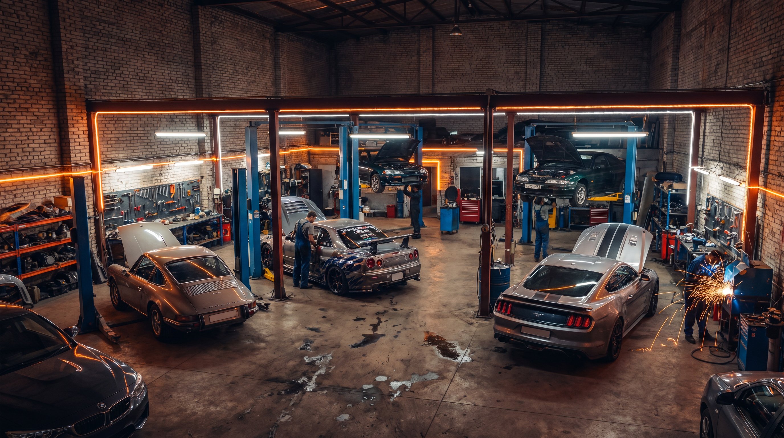 9191精选：深夜改装车间视频Vlog